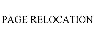 PAGE RELOCATION trademark