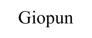 GIOPUN trademark