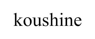 KOUSHINE trademark