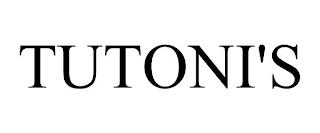 TUTONI'S trademark