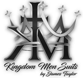 KM KINGDOM MEN SUITS BY JAMES TAYLOR trademark