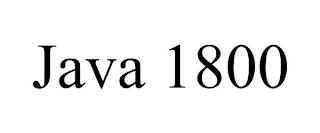 JAVA 1800 trademark