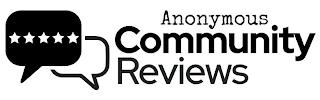 ANONYMOUS COMMUNITY REVIEWS trademark