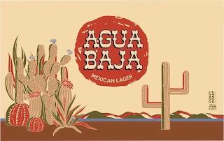 AGUA BAJA MEXICAN LAGER CRAFT COAST BEER & TACOS trademark