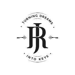 · TURNING DREAMS · JR · INTO KEYS · trademark