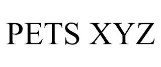 PETS XYZ trademark