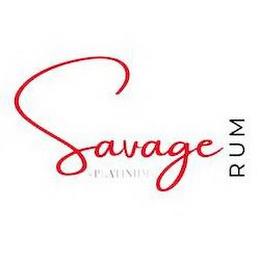 SAVAGE PLATINUM RUM trademark