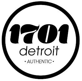 1701 DETROIT ·AUTHENTIC· trademark