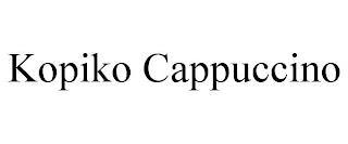 KOPIKO CAPPUCCINO trademark