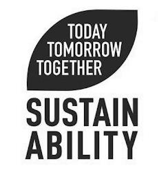 TODAY TOMORROW TOGETHER SUSTAIN ABILITY trademark