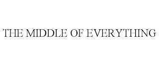 THE MIDDLE OF EVERYTHING trademark