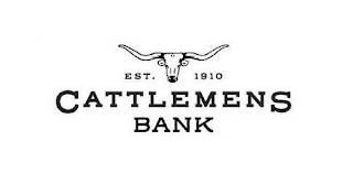 EST. 1910 CATTLEMENS BANK trademark