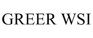 GREER WSI trademark