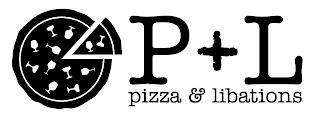 P+L PIZZA & LIBATIONS trademark