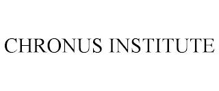 CHRONUS INSTITUTE trademark