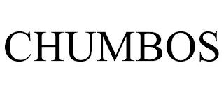 CHUMBOS trademark