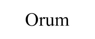 ORUM trademark