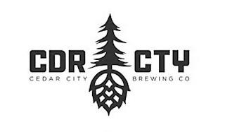 CDR CTY CEDAR CITY BREWING CO trademark