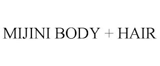 MIJINI BODY + HAIR trademark