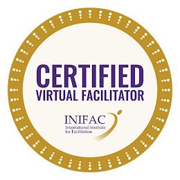 CERTIFIED VIRTUAL FACILITATOR INIFAC INTERNATIONAL INSTITUTE FOR FACILITATION trademark