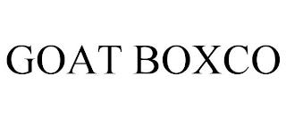 GOAT BOXCO trademark