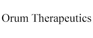 ORUM THERAPEUTICS trademark