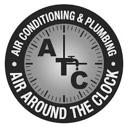 AIR CONDITIONING & PLUMBING ATC ·AIR AROUND THECLOCK· trademark