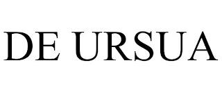 DE URSUA trademark