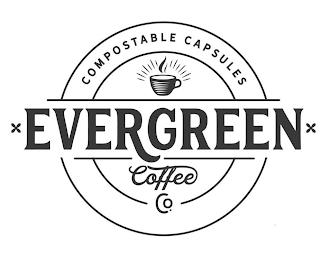 EVERGREEN COFFEE CO. COMPOSTABLE CAPSULES trademark