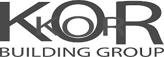 KOR KOR BUILDING GROUP trademark