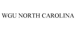 WGU NORTH CAROLINA trademark