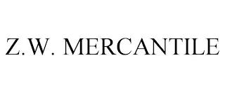 Z.W. MERCANTILE trademark