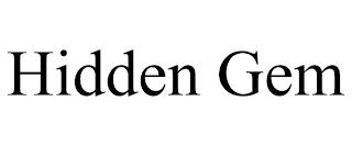 HIDDEN GEM trademark