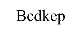 BCDKEP trademark