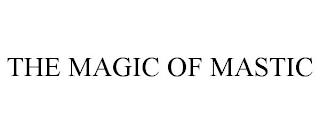 THE MAGIC OF MASTIC trademark