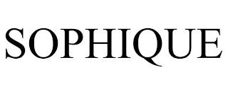 SOPHIQUE trademark