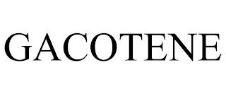 GACOTENE trademark