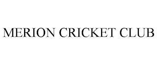 MERION CRICKET CLUB trademark