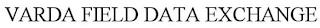 VARDA FIELD DATA EXCHANGE trademark