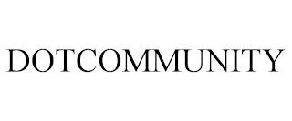 DOTCOMMUNITY trademark