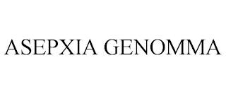 ASEPXIA GENOMMA trademark