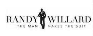 RANDY WILLARD THE MAN MAKES THE SUIT trademark