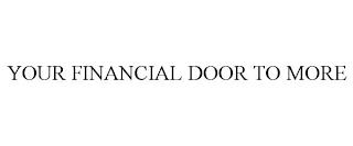 YOUR FINANCIAL DOOR TO MORE trademark