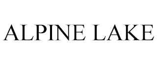 ALPINE LAKE trademark