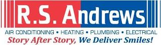 R.S. ANDREWS AIR CONDITIONING · HEATING · PLUMBING · ELECTRICAL STORY AFTER STORY, WE DELIVER SMILES! trademark