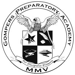 GOMPERS PREPARATORY ACADEMY PER DISCIPULUS PRIMORIS MMV trademark