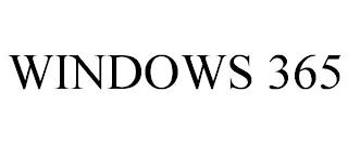 WINDOWS 365 trademark