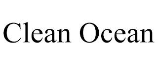 CLEAN OCEAN trademark