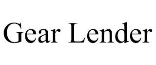 GEAR LENDER trademark