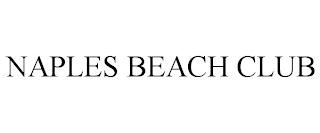 NAPLES BEACH CLUB trademark